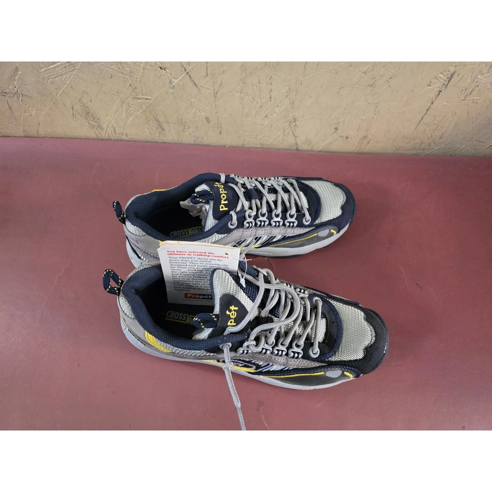 Propet Cross Walker W9702 Grey Nubuck Mesh Walking Shoes Womens 7 M NEW